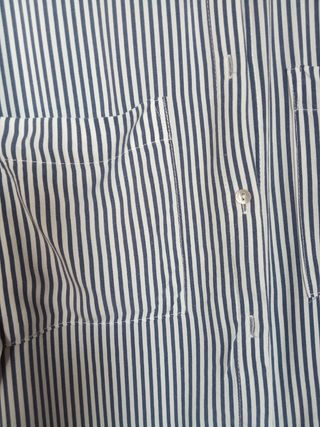 Camisa rayas azul-blanco