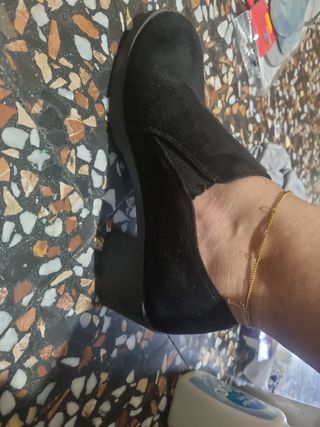 Botines negros tacón bajo - nº 39-40