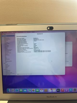 MacBook Air 13" 2017 Plata