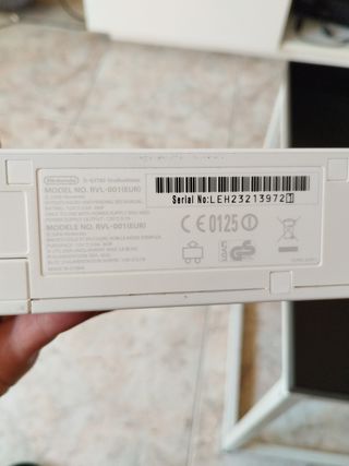 Wii blanca compatible con GameCube