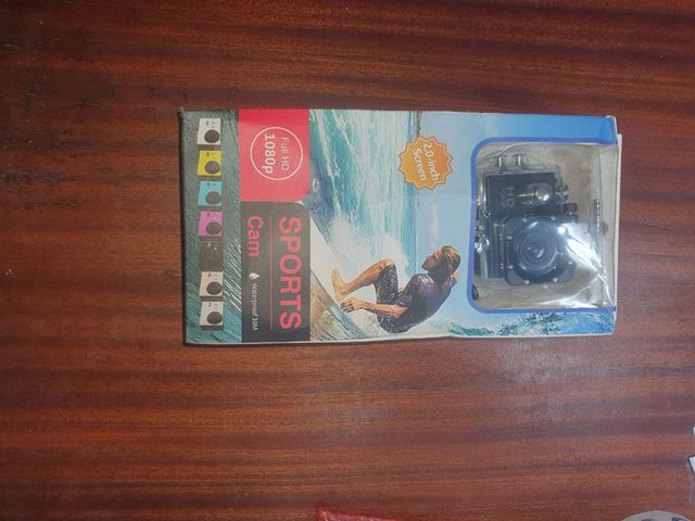 Câmera esportiva 1080p Full HD