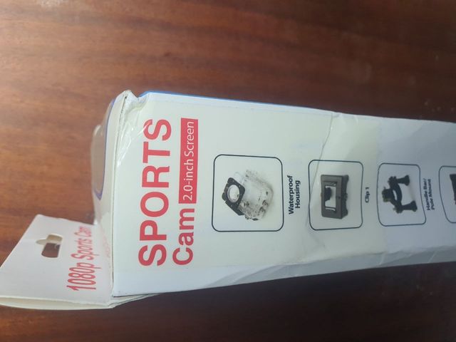 Câmera esportiva 1080p Full HD