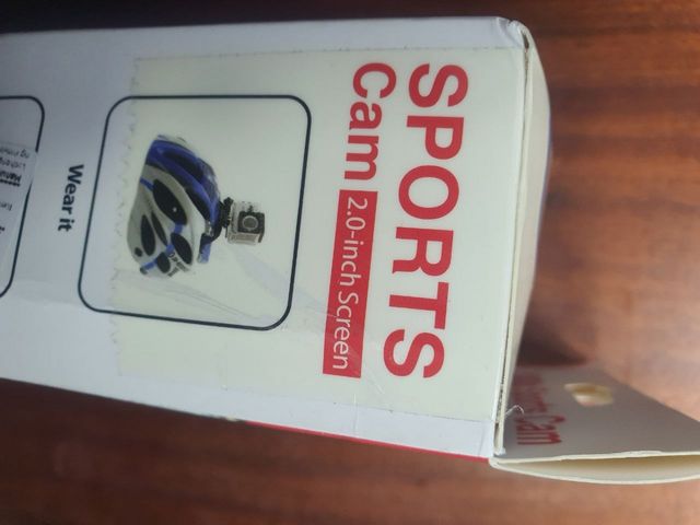 Câmera esportiva 1080p Full HD