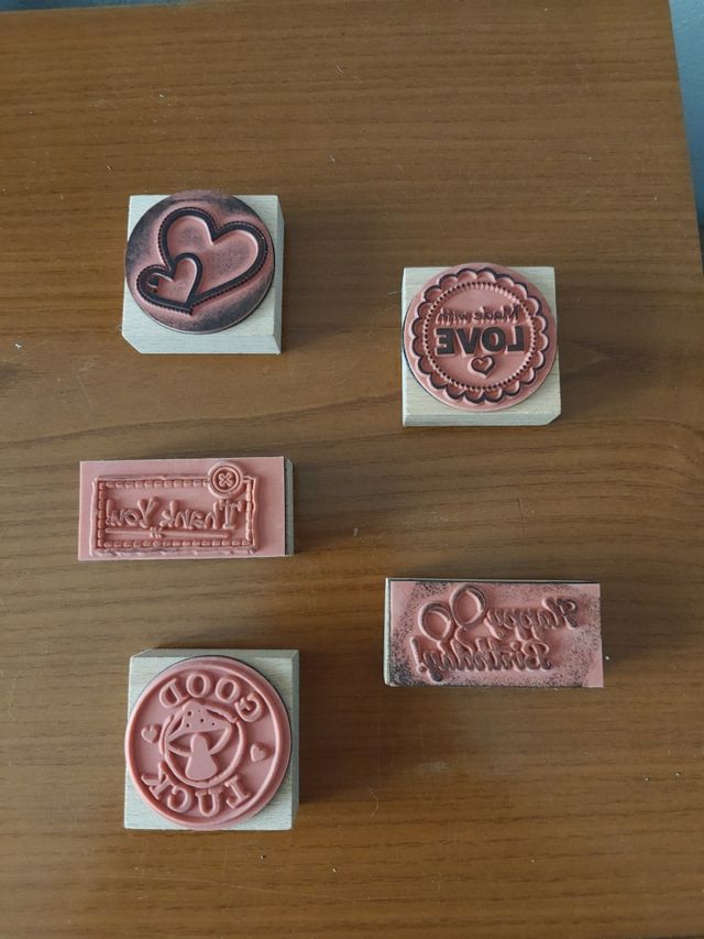 Sellos de goma: 5 diseños