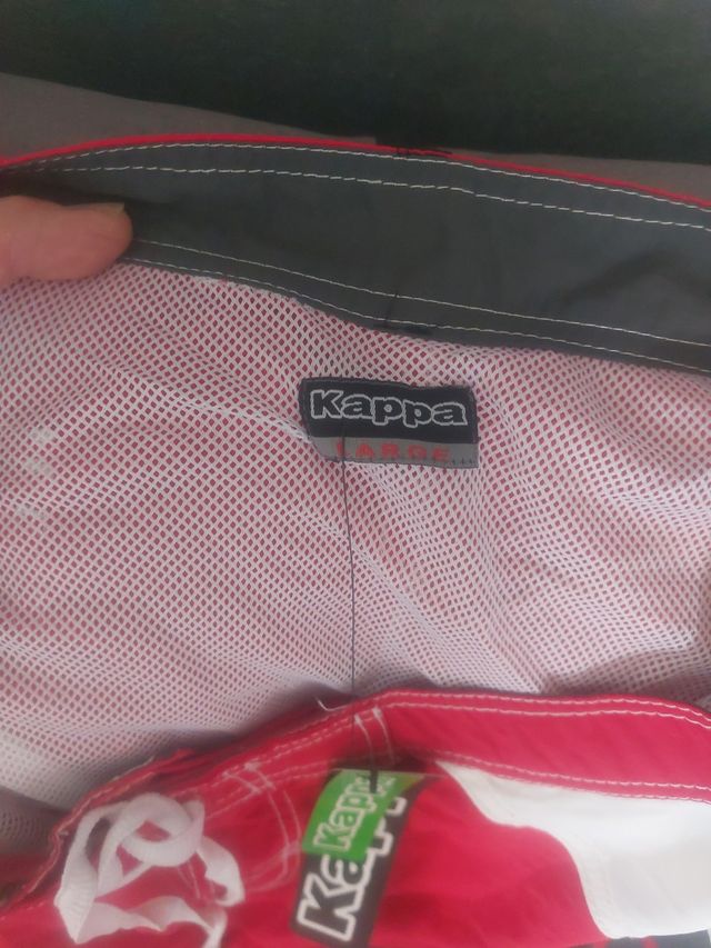 Costume Kappa Uomo Tg.L - Rosso/Grigio