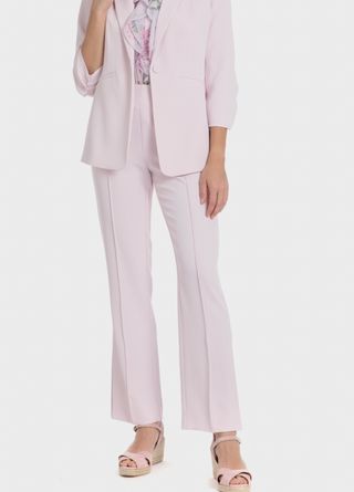 Traje rosa mujer - americana & pantalón Talla 52