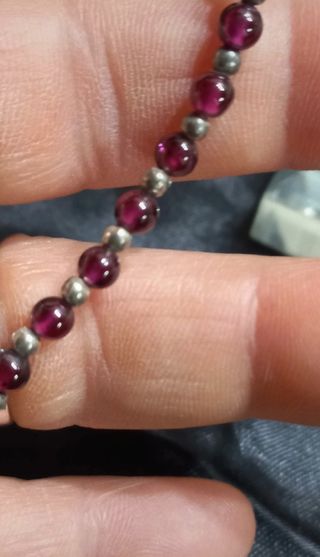 Collana Granato Argento 925