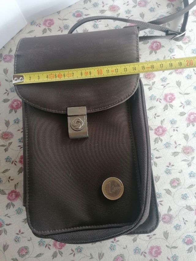 Bolso bandolera Samsonite marrón