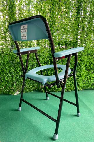 Silla de baño plegable  con espaldar