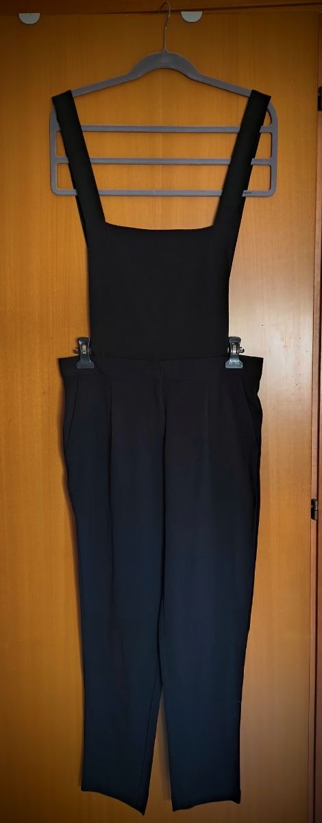 Tuta elegante nera - parte superiore rimovibile