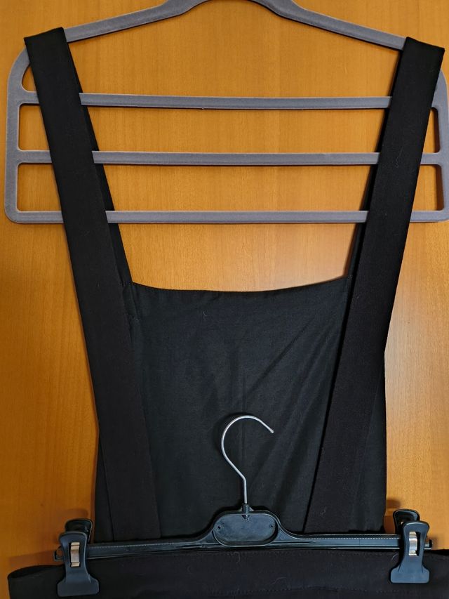 Tuta elegante nera - parte superiore rimovibile