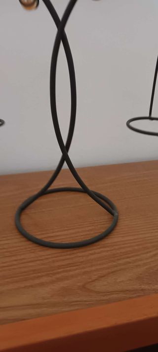 Portacandele in metallo - stile moderno