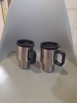 2 Tazas Térmicas Acero Inoxidable