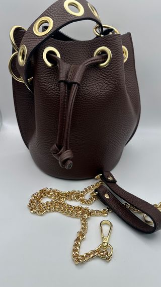 Bolso bandolera marrón