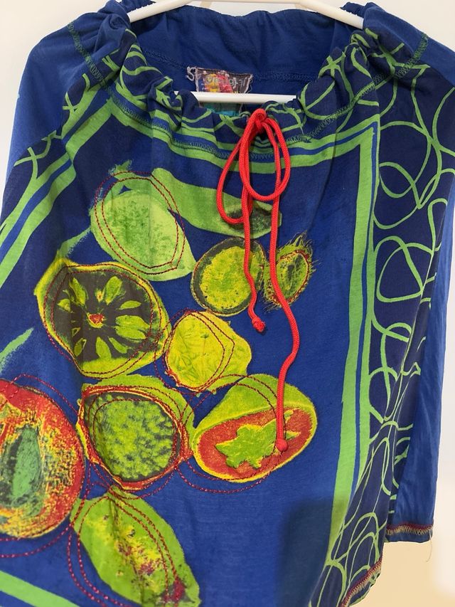 Mini Falda Desigual Azul-Verde