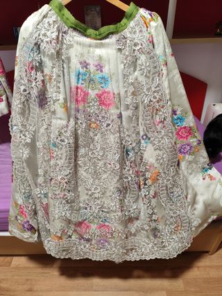 Traje Fallera: falda y dos corpiños 