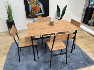 Mesa con 4 sillas de cocina - entrega gratis