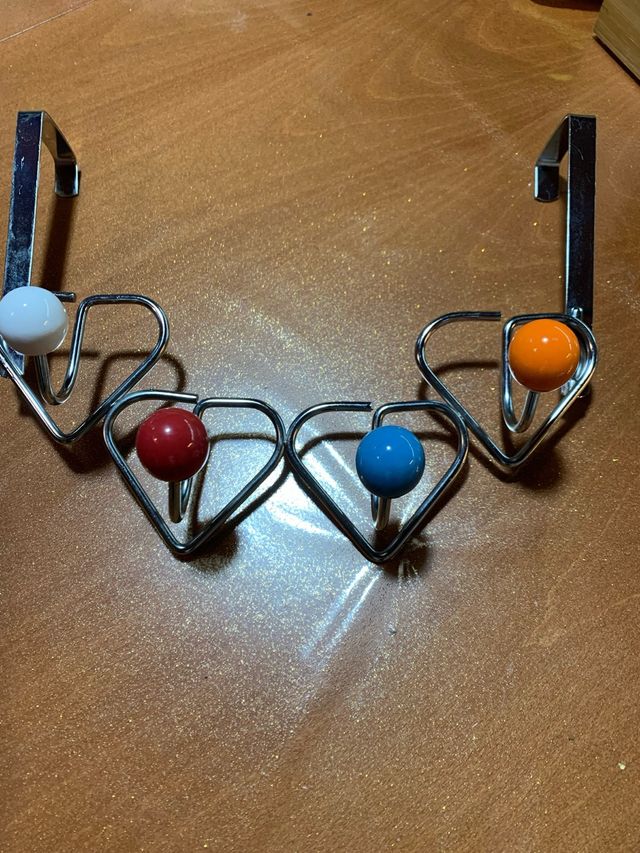 Appendiabiti da porta 5 ganci