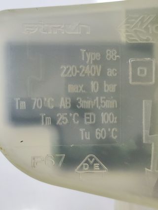 Manguera Aquastop Lavavajillas Bosch.