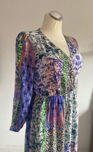 Vestido Zara multicolor talla S