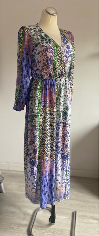 Vestido Zara multicolor talla S