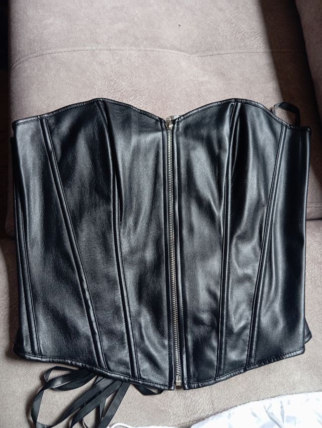 Corset negro talla XL