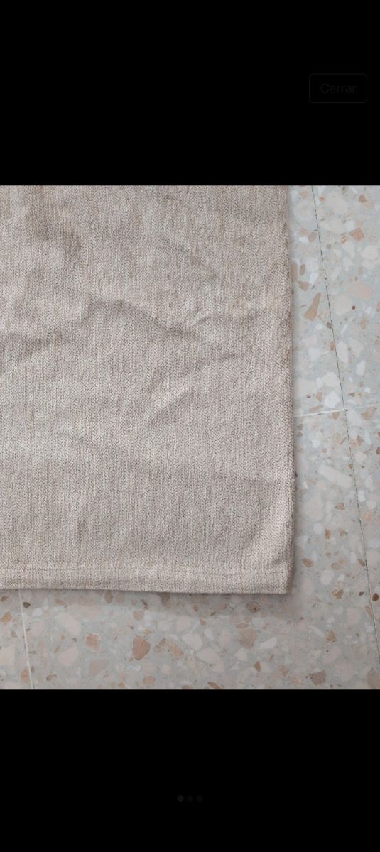 Colcha beige 190x228cm