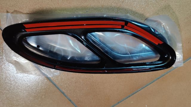 Cubre tubo escape GLC - Negro
