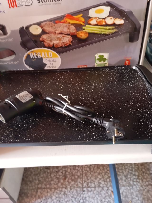 Plancha eléctrica Magic Stone 2500W (Dos Planchas)