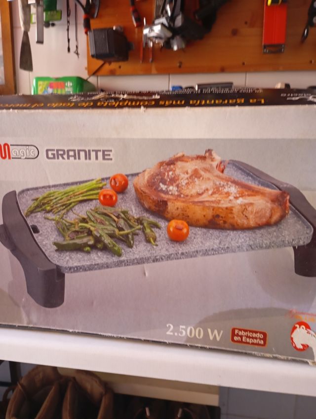 Plancha eléctrica Magic Stone 2500W (Dos Planchas)