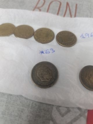 Lote 8 Pesetas antiguas 1947-1966