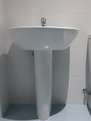 Lavabo pedestal + grifo