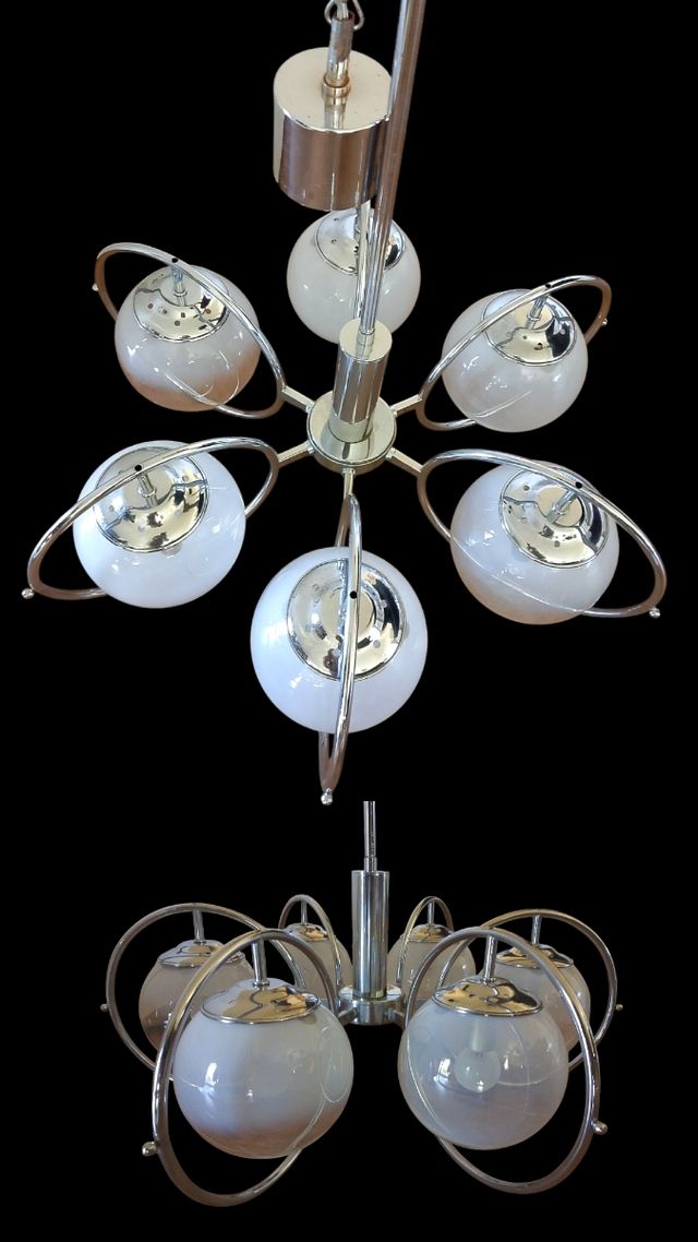 Lampadario Mid-Century 6 luci