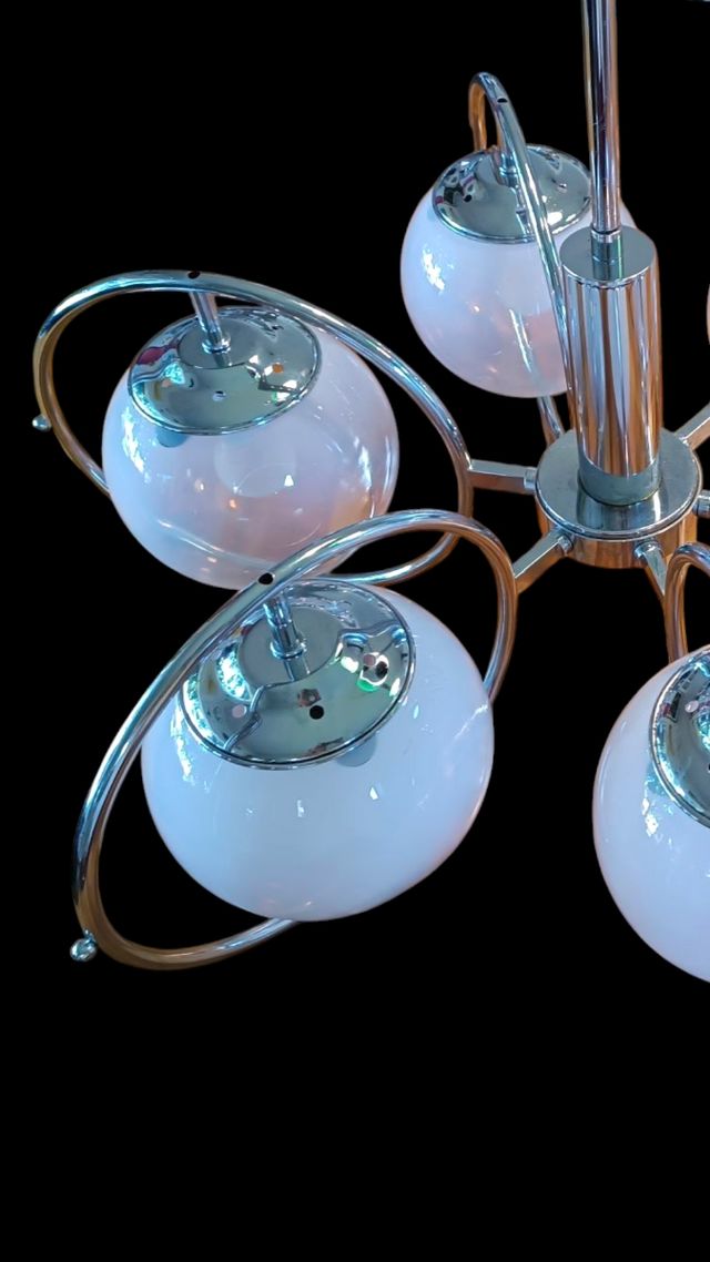 Lampadario Mid-Century 6 luci