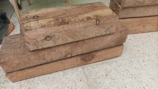 3 tacos de madera pino para taller