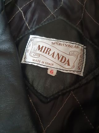 Abrigo piel Miran negro