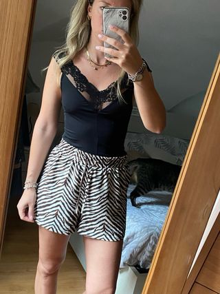 Body Zara pizzo nero