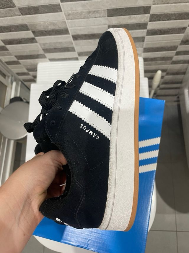 Adidas Campus 38 - Zapatillas negras