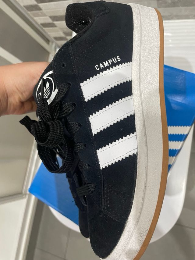 Adidas Campus 38 - Zapatillas negras