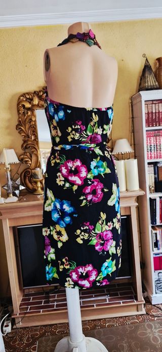 Vestido verano estampado flores