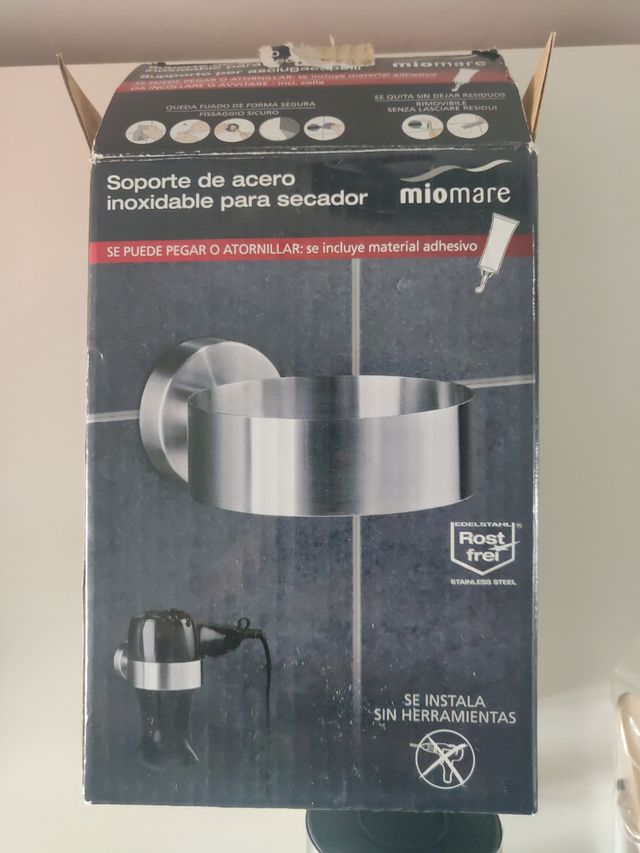 Soporte secador miomare - Acero inoxidable