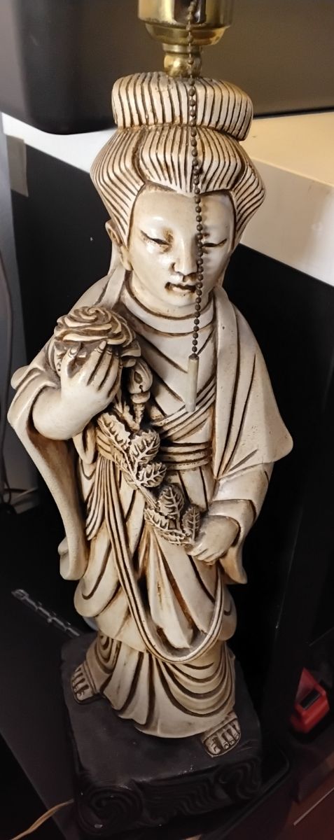 Lámpara porcelana Geisha