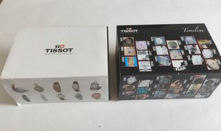 2 Caixas Tissot Relógios Pulso