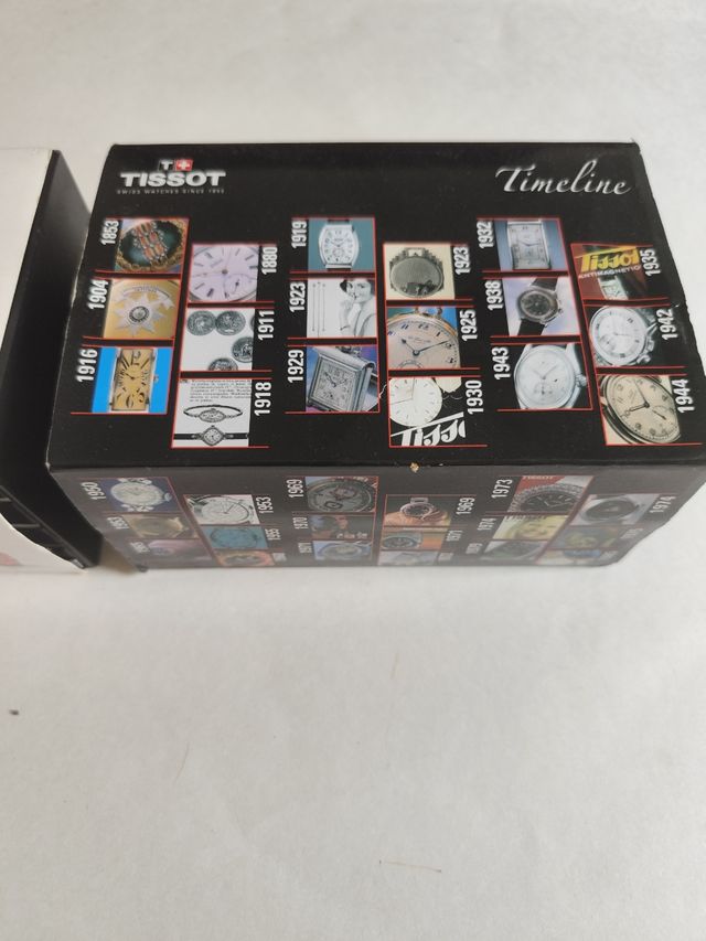 2 Caixas Tissot Relógios Pulso