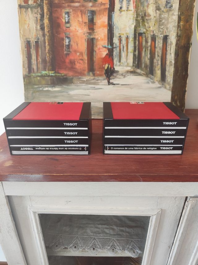 2 Caixas Tissot Relógios Pulso