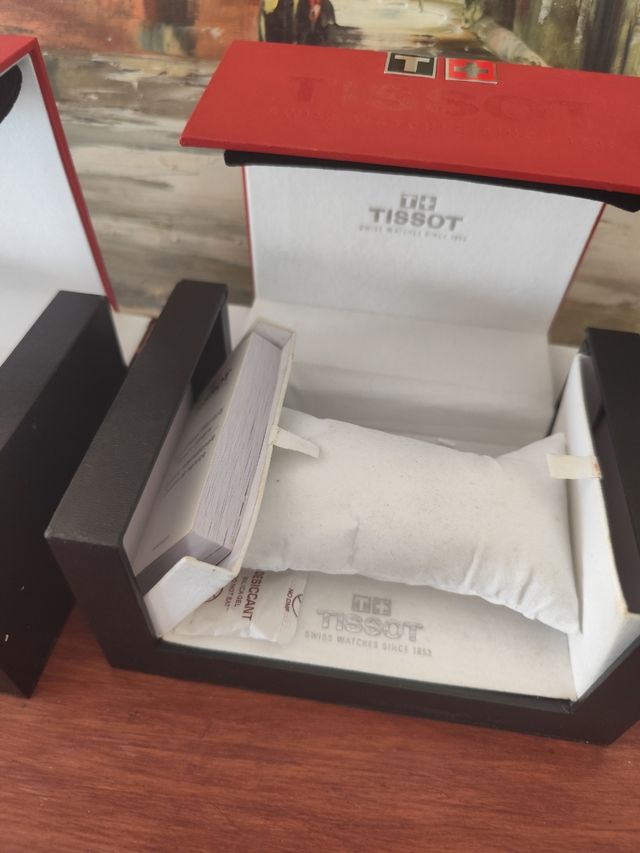 2 Caixas Tissot Relógios Pulso