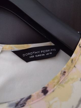 Vestito Dorothy Perkins tg M giallo a fiori