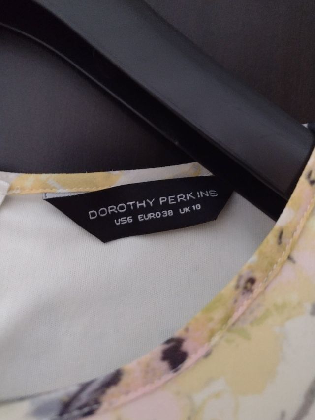 Vestito Dorothy Perkins tg M giallo a fiori