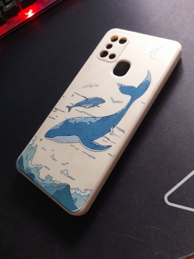 Funda Galaxy A21S - Ballenas