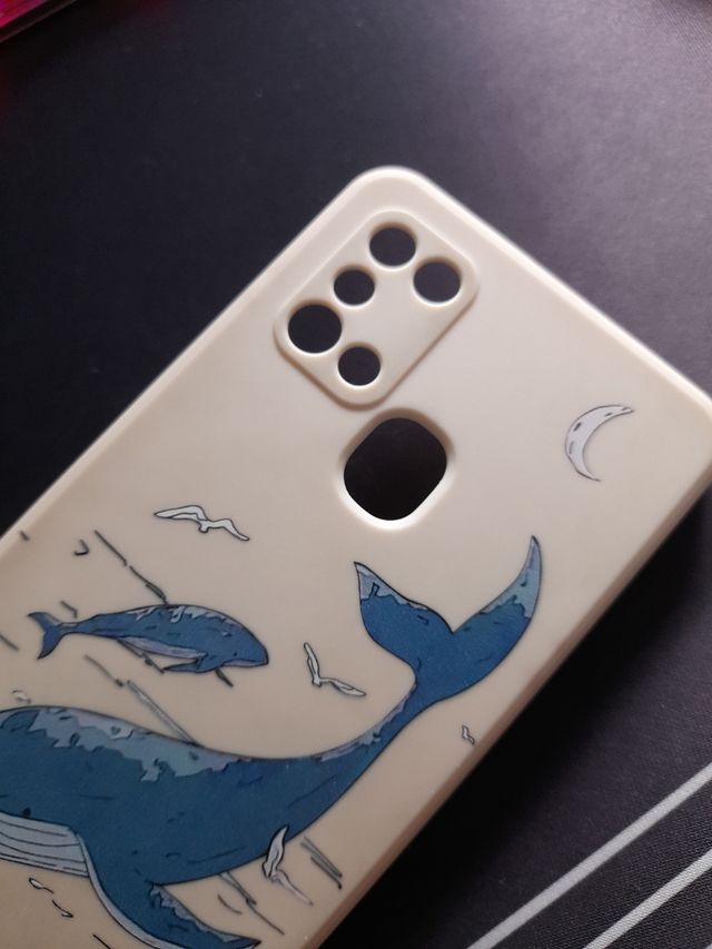 Funda Galaxy A21S - Ballenas